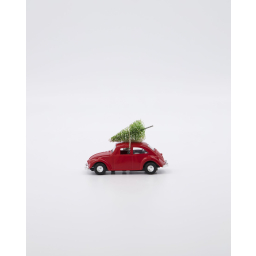 Vianočné autíčko Xmas Car Mini Red