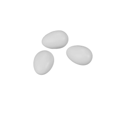 Dekoračné vajíčka Deco Egg White - sada 3 ks
