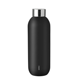 Nerezová fľaša Keep Cool 600 ml čierna