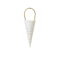 Vianočná ozdoba Nobili White - 15,5 cm