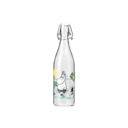 Sklenená fľaša Moomin Fun in the Water 0,5 l