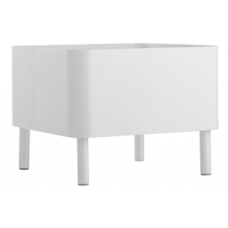Kovový kvetináč Sasse White 30x30 cm