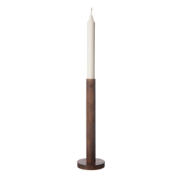 Drevený svietnik Ernst Mango Brown 25 cm