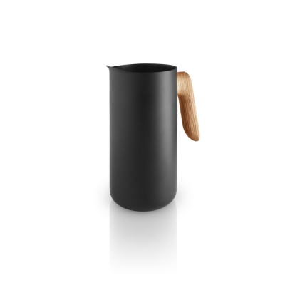 Džbán s drevenou rukoväťou Nordic Black 1,4 l                    