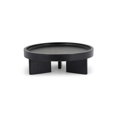 Podnos na nožičkách Elevate Dub čierny morený 20 cm                     