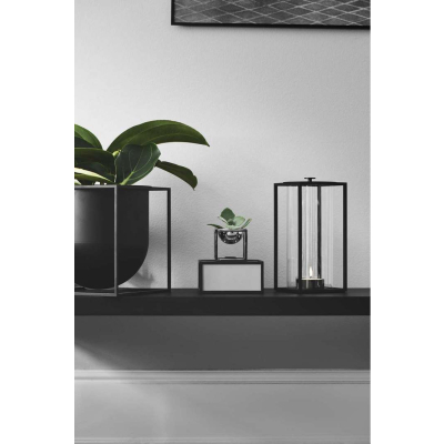                             Kvetináč Kubus Flowerpot Black 23 cm                        