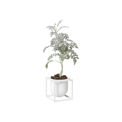                             Kvetináč Kubus Flowerpot White 10 cm                        