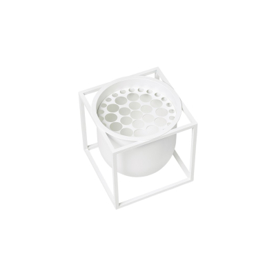                             Kvetináč Kubus Flowerpot White 14 cm                        