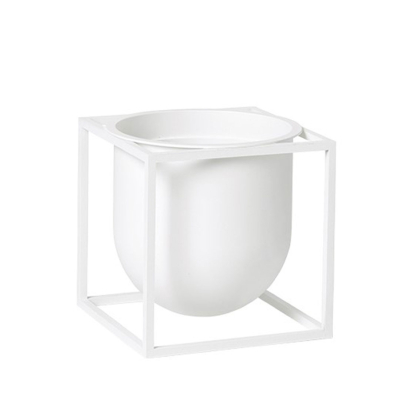 Kvetináč Kubus Flowerpot White 14 cm                    