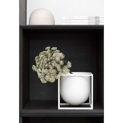                             Kvetináč Kubus Flowerpot White 14 cm                        