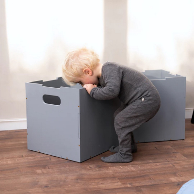                             Úložný box Cube Grey                        