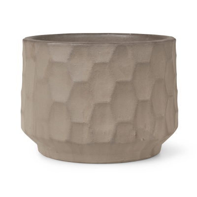 Kameninový kvetináč Gro Brown Sand 21,5 cm                    