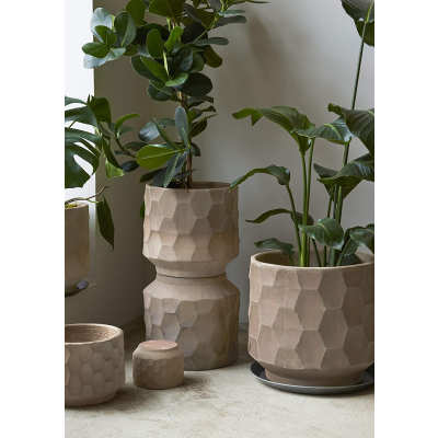                             Kameninový kvetináč Gro Brown Sand 21,5 cm                        