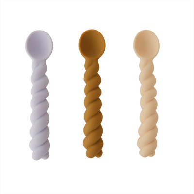 Silikónové lyžičky Mellow Vanilla - set 3 ks                    
