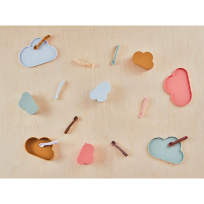                             Silikónové lyžičky Mellow Rose - set 3 ks                        