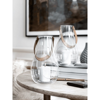                             Sklenený lampáš Design With Light Clear 29 cm                        