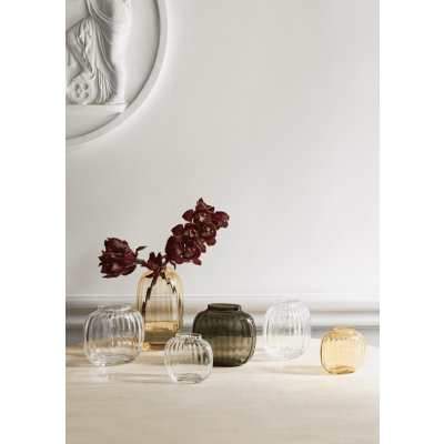                             Sklenená váza Primula Oval Clear 17,5 cm                        