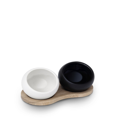 Porcelánová soľnička s koreničkou RO                    