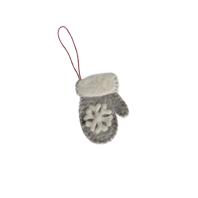 Závesná vlnená dekorácia Ullskullen Light Grey                    