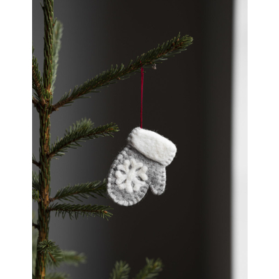                             Závesná vlnená dekorácia Ullskullen Light Grey                        