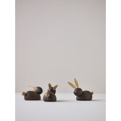                             Drevený zajačik Rabbit Smoked Oak Small                        