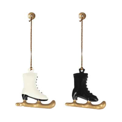 Vianočná plechová ozdoba Ice Skates - set 2 ks                    