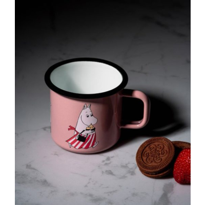                             Smaltovaný plecháčik Moominmamma Pink 3,7 dl                        