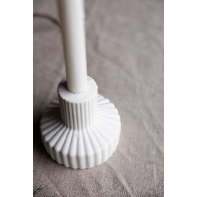                             Keramický svietnik Samset Stripes White                        