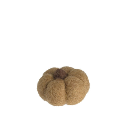 Plstená dekorácia tekvice Haga Ochre                    