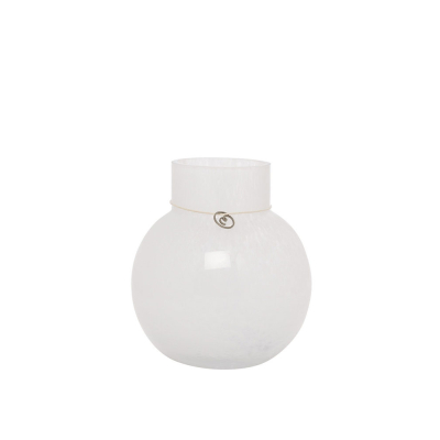 Sklenená váza Ernst White 14 cm                    