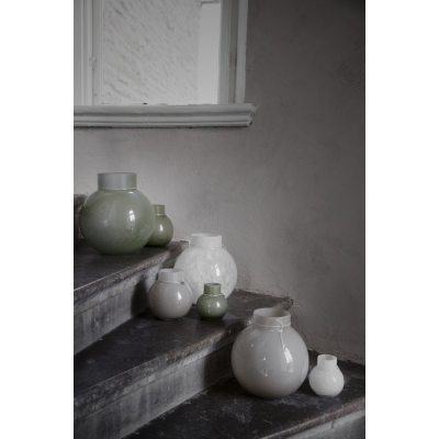                             Sklenená váza Ernst White 14 cm                        