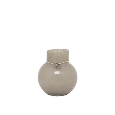 Sklenená váza Ernst Beige 10 cm                    