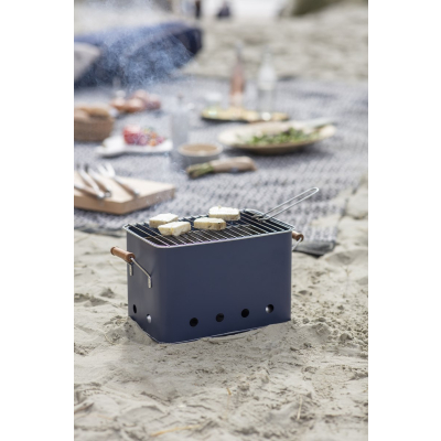 Prenosný gril Cleveley Bucket BBQ Blue                    