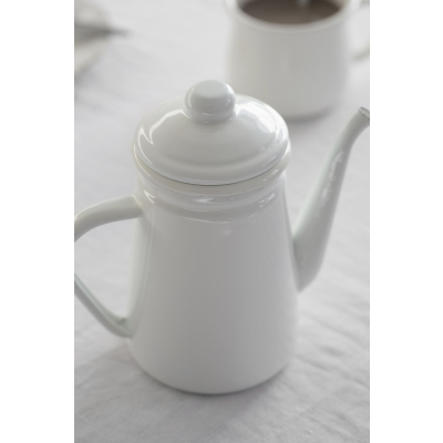                             Smaltovaná kanvička Coffee Pot Warm White 1,1 l                        