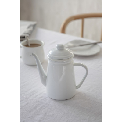                             Smaltovaná kanvička Coffee Pot Warm White 1,1 l                        