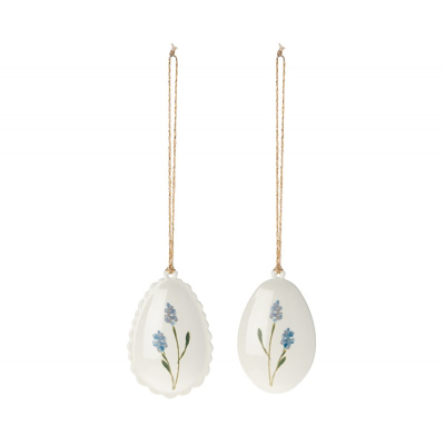 Veľkonočná ozdoba Easter Egg Blue - set 2 ks                    