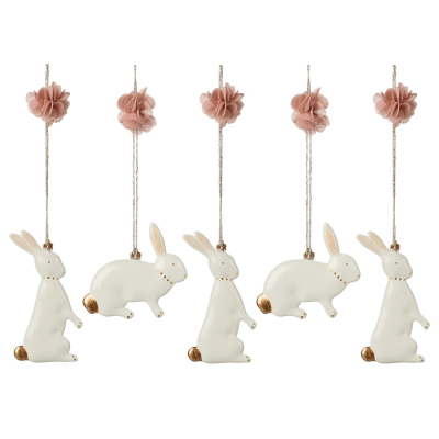 Veľkonočné dekorácie zajačikovia Easter Bunny - set 5                    