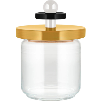 Sklenená dóza 100 Collection Alessi 0,75 l Yellow                    