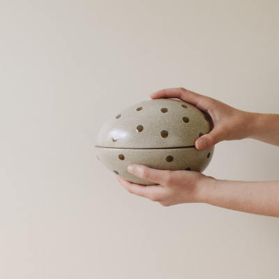                             Veľkonočná dóza Nest Beige Dot 18 cm                        