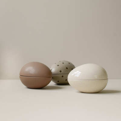                             Veľkonočná dóza Nest Beige Dot 18 cm                        