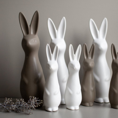                             Veľkonočná dekorácia Swedish Rabbit White 27 cm                        