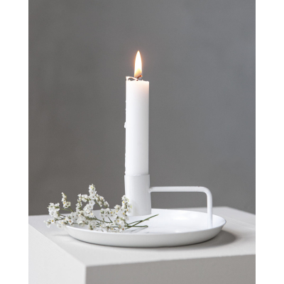 Kovový svietnik Tegelviken White 16 cm                    