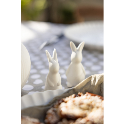                             Veľkonočná dekorácia zajačik Freja White 8 cm                        