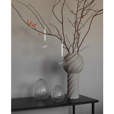                             Sklenené veľkonočné vajíčko Gry Clear 16 cm                        