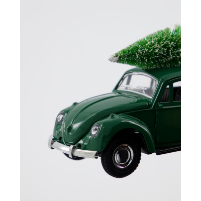                             Vianočné autíčko Xmas Car Green                        