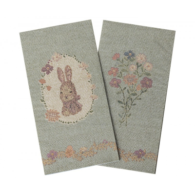 Veľkonočné obrúsky Lapin de Green Rose - 20 ks                    