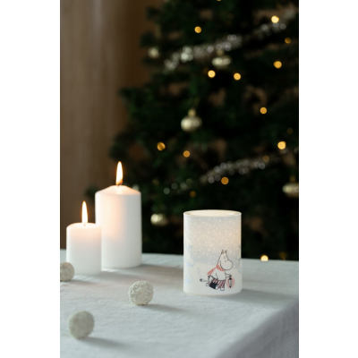                             LED sviečka Moomin Let It Snow 10 cm                        