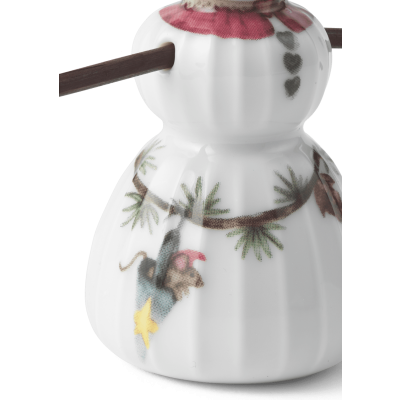                            Vianočná porcelánová dekorácia Snowgirl 8 cm                        