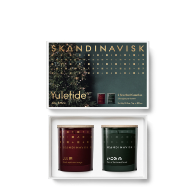 Darčeková sada vonných sviečok Yuletide - set 2 ks                    