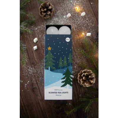 Vonné čajové sviečky Winter Joy - set 10 ks                    